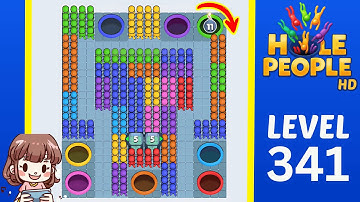 Hole People Level 341 Solution Walkthrough