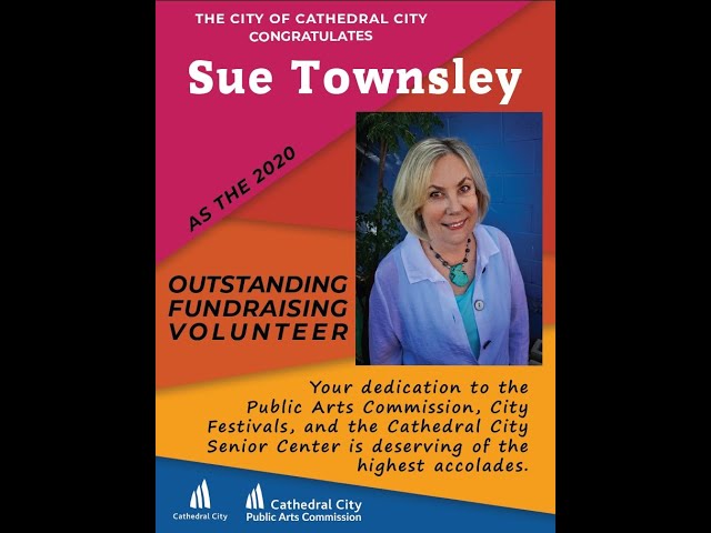 Sue Townsley Honored as “Outstanding Fundraising Volunteer”