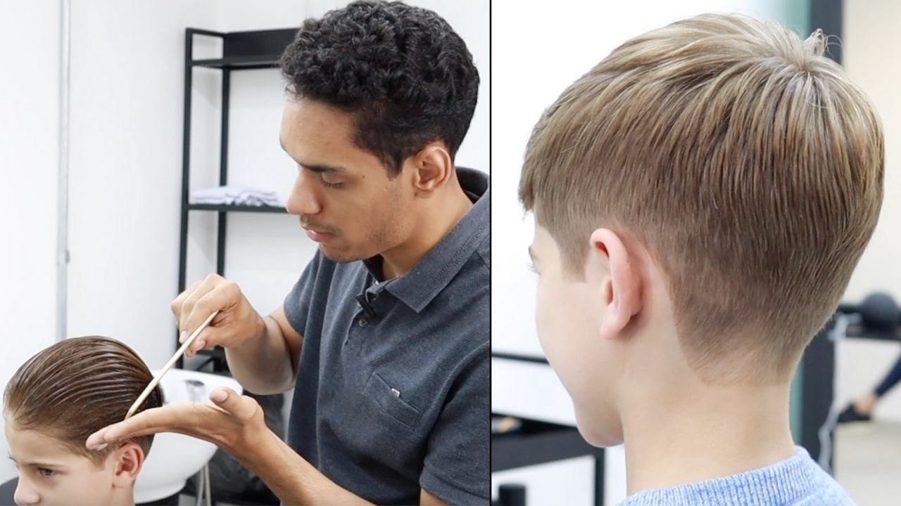 CORTE DE CABELO INFANTIL MASCULINO-TUTORIAL COMO FAZER CORTE DE