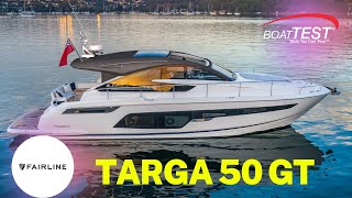 Fairline Targa 50 GT  "Highlights Walkthrough" | BoatTEST