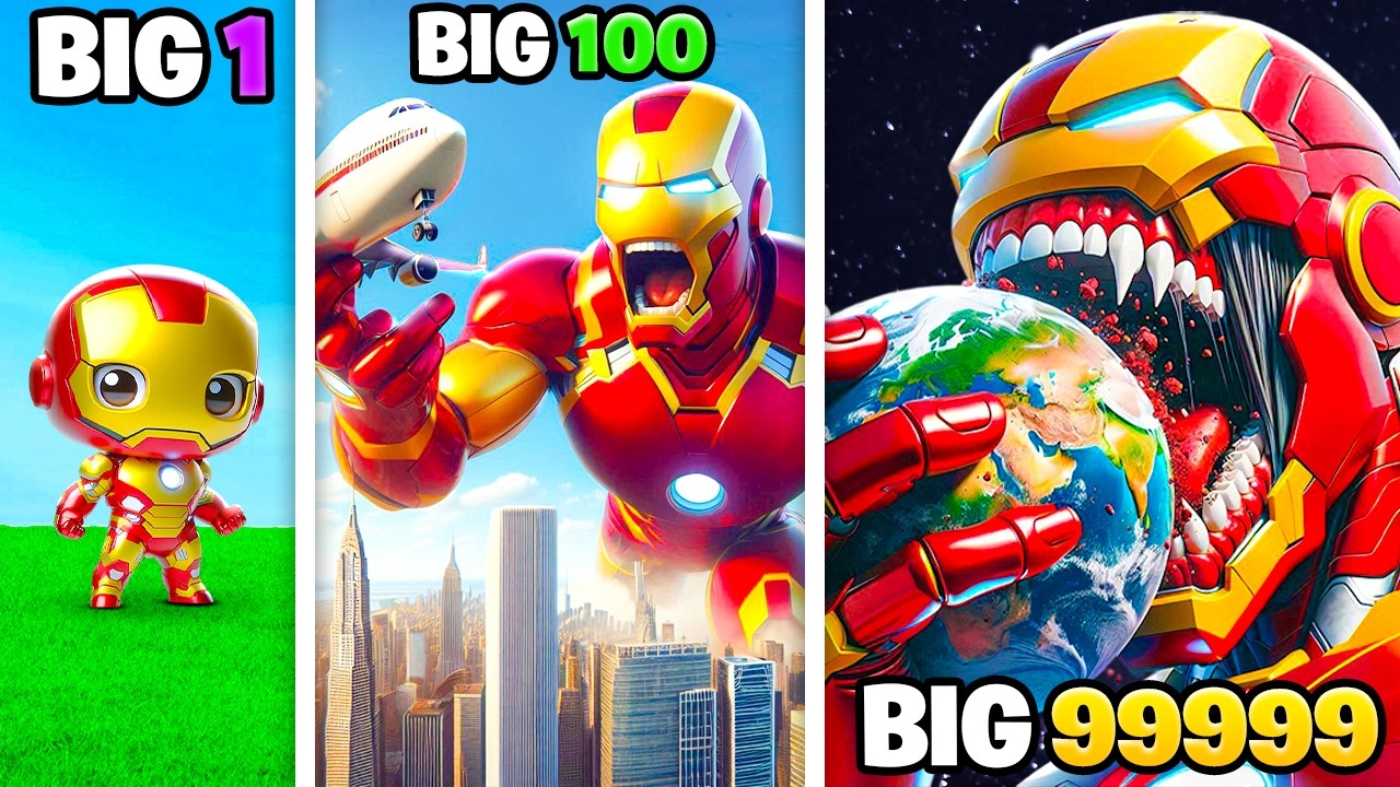 Growing BIGGEST IRON MAN EVER In GTA 5!