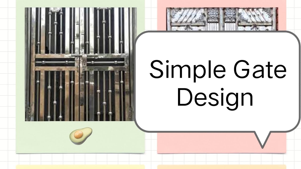 Simple Gate Design. | 20 Gates Designs 
