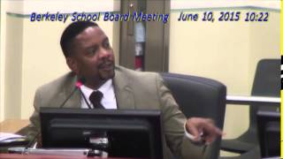 June 10, 2015 Berkeley School Board