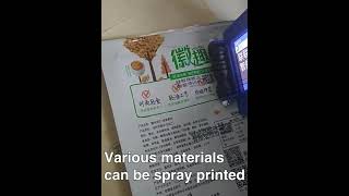 2 12 7mm Portable Handheld Inkjet Printer Date of Production inkjet Coding Machine