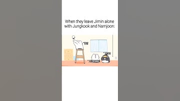 BTS IMAGINE:When they leave Jimin alone with Jungkook and Namjoon🤭😂🤣#btsimagines #btsreaction #btsff