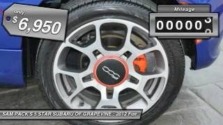 Player Profile 2012 Fiat 500 Grapevine TX, Plano TX, Ft. Worth TX H8210189A
