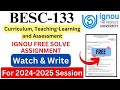IGNOU BESC-133 Solve Assignment 2024-2025 Download | IGNOU Free Assignment Download 2025 | #ignou
