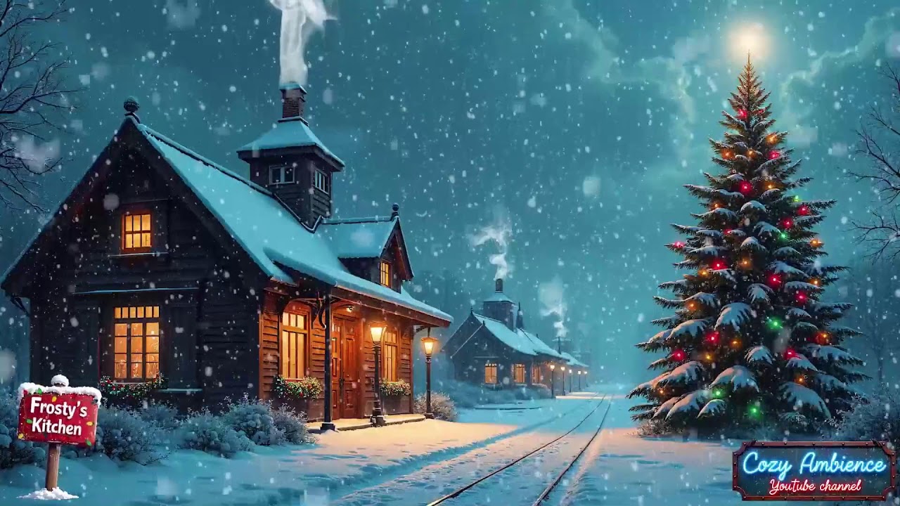 Calming Winter Scene 1769 - Snowstorm Sounds