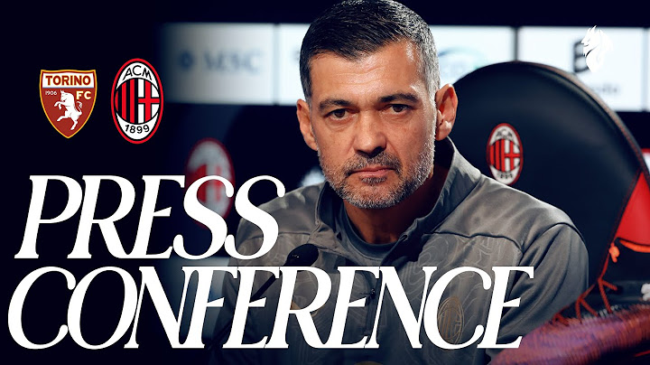 Coach Conceição ahead of #TorinoMilan | Press Conference