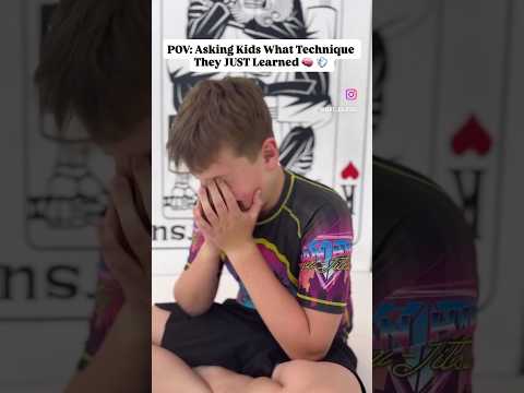 POV: Asking Kids What Technique They Just Learned #bjj #combatsport #jiujitsu