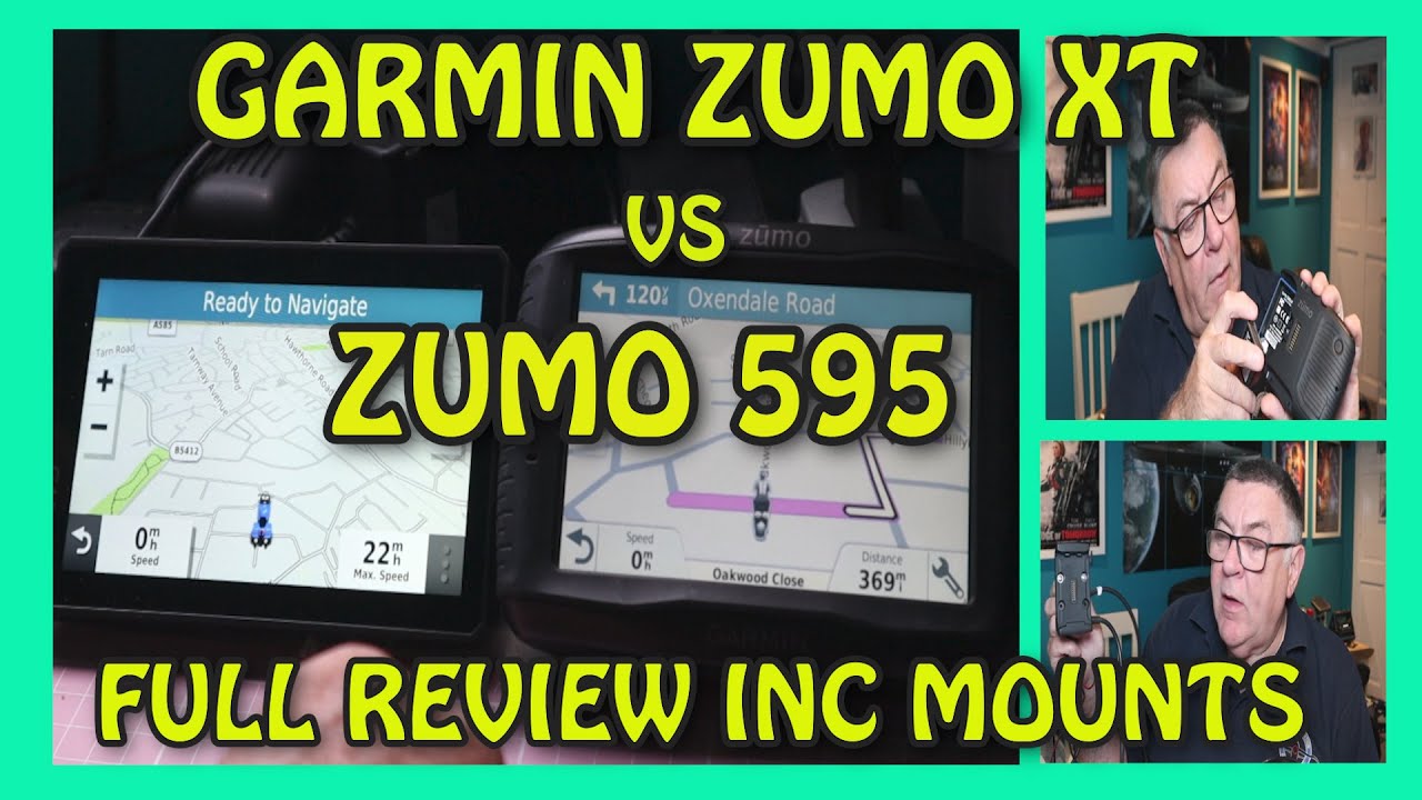 Garmin Zumo XT Vs Zumo 595lm YouTube