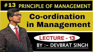 Coordination in Management- Definition, and it