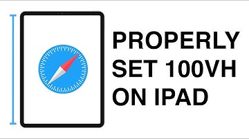 Personal Website with React - Properly Set 100vh on iPad