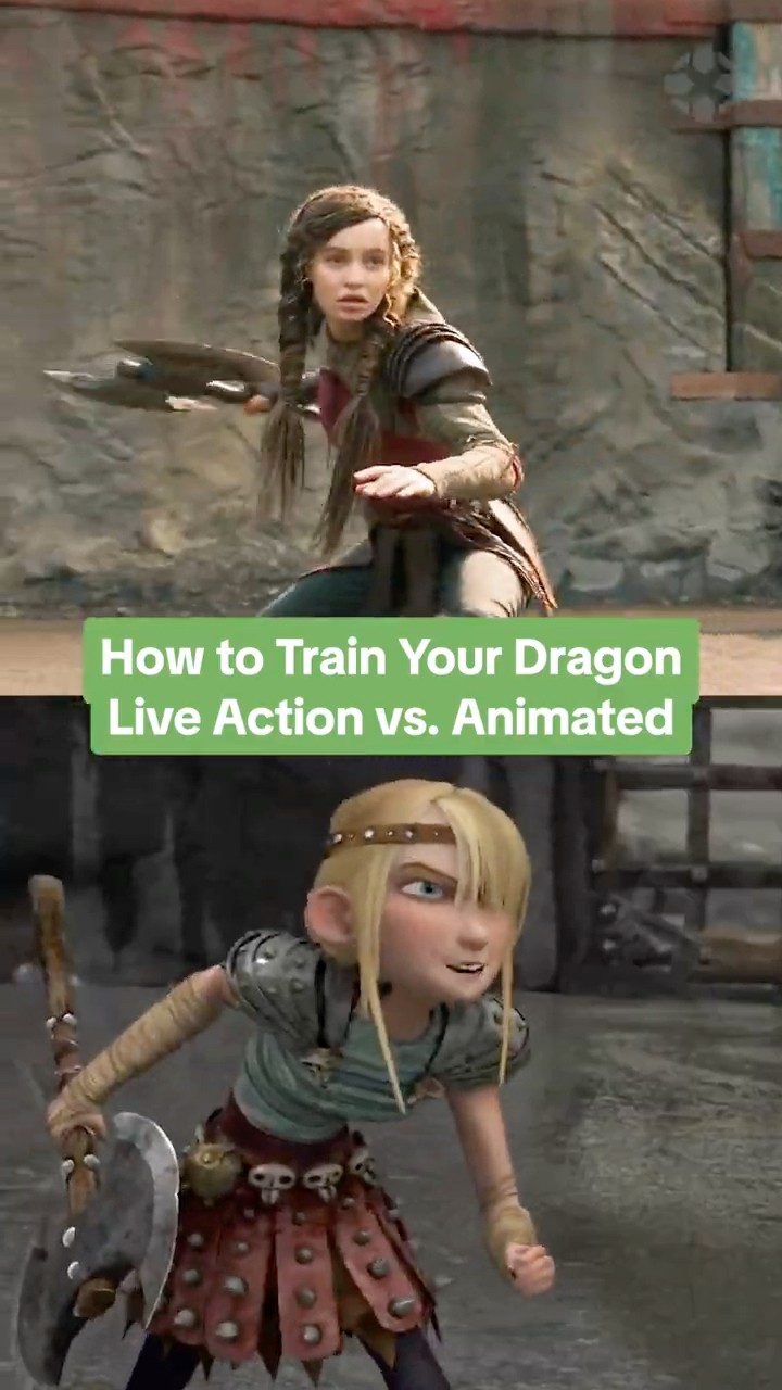 How To Train Your Dragon live-action looks IDENTICAL to the OG animated movie! #howtotrainyourdragon