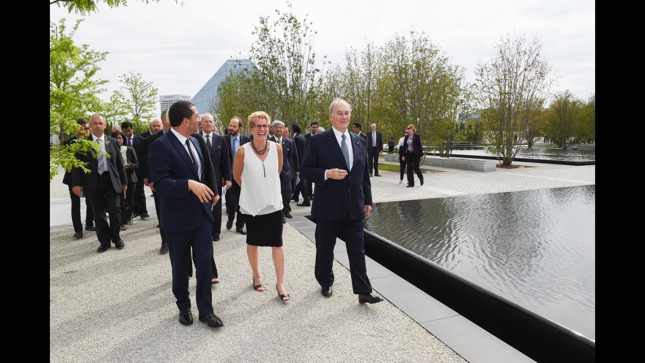 Inauguration Of The Aga Khan Park In Toronto Theismaili Org Inauguration Khan Toronto