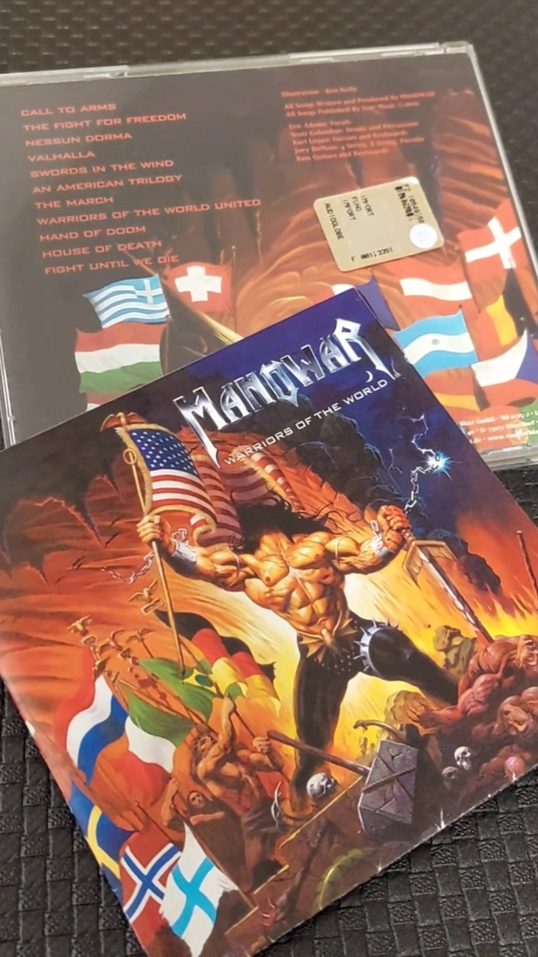Manowar Warriors of the World #manowar #collection #cd #music