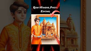 🔥3D Ai Ram Mandir Photo Editing Tutorial How to make ai photos in mobile #shorts screenshot 3