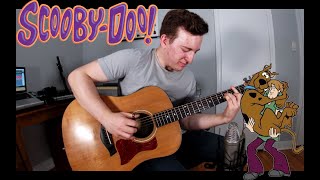 Scooby Doo Theme --- Fingerstyle Guitar Cover + Free Tabs {Jacob Neufeld}