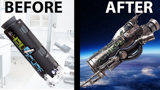 I TURNED A MICROSCOPE INTO A SPACESHIP (OUT OF JUNK AND GLUE)