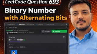 LeetCode 693 | Binary Number with Alternating Bits | Java Solution | Step-by-Step Explanation