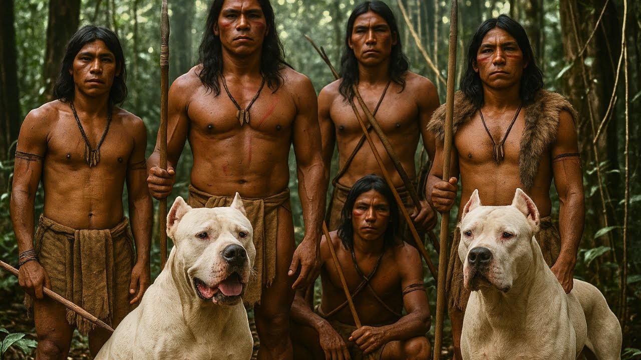 La Tribu Olvidada que Usaba Dogos Argentinos para Defender la Selva de los Depredadores