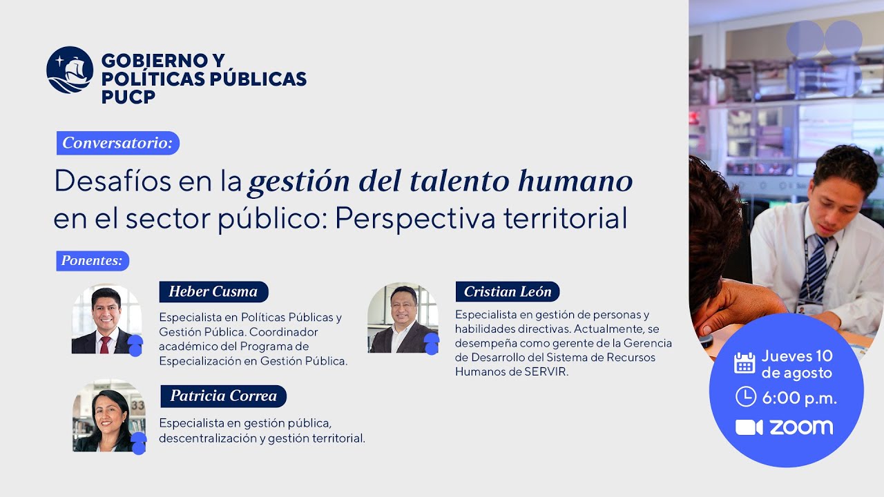Conversatorio: Desafíos en la gestión del talento humano en el sector público