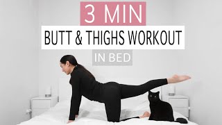 BUTT & THIGHS WORKOUT IN BED | easy exercises at home