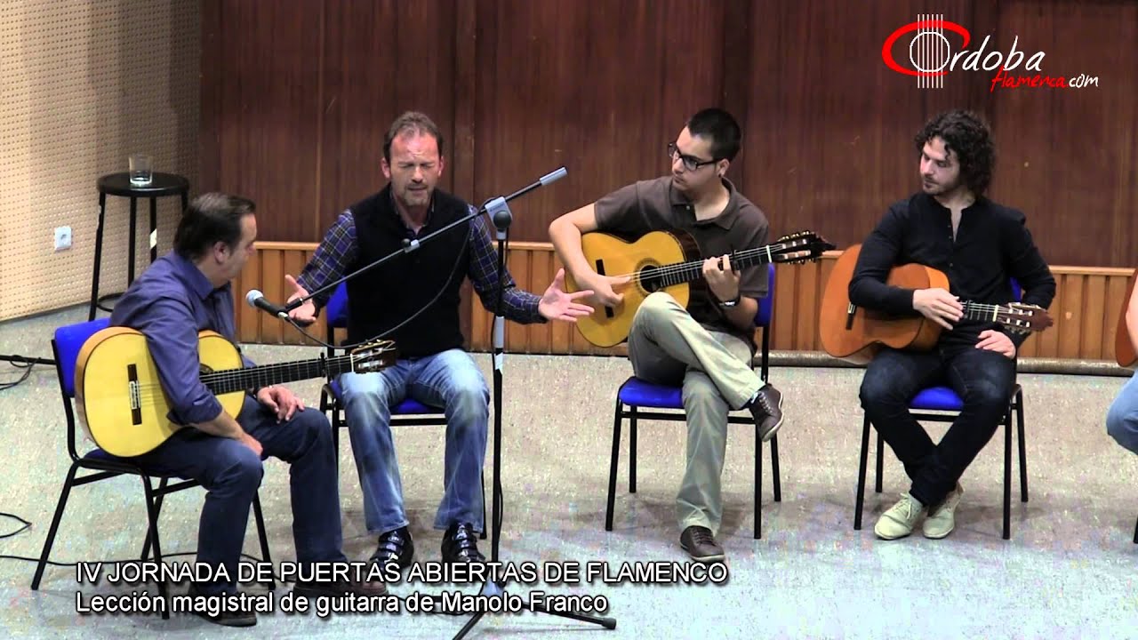 Lección Magistral de Manolo Franco en el Conservatorio de Córdoba