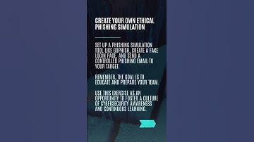 Learn and Simulate Phishing Scams