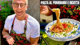 PASTA AL POMODORO RICOTTA e SALSA AL BASILICO | Facile Veloce Buonissimo | Ricetta Chef Max Mariola