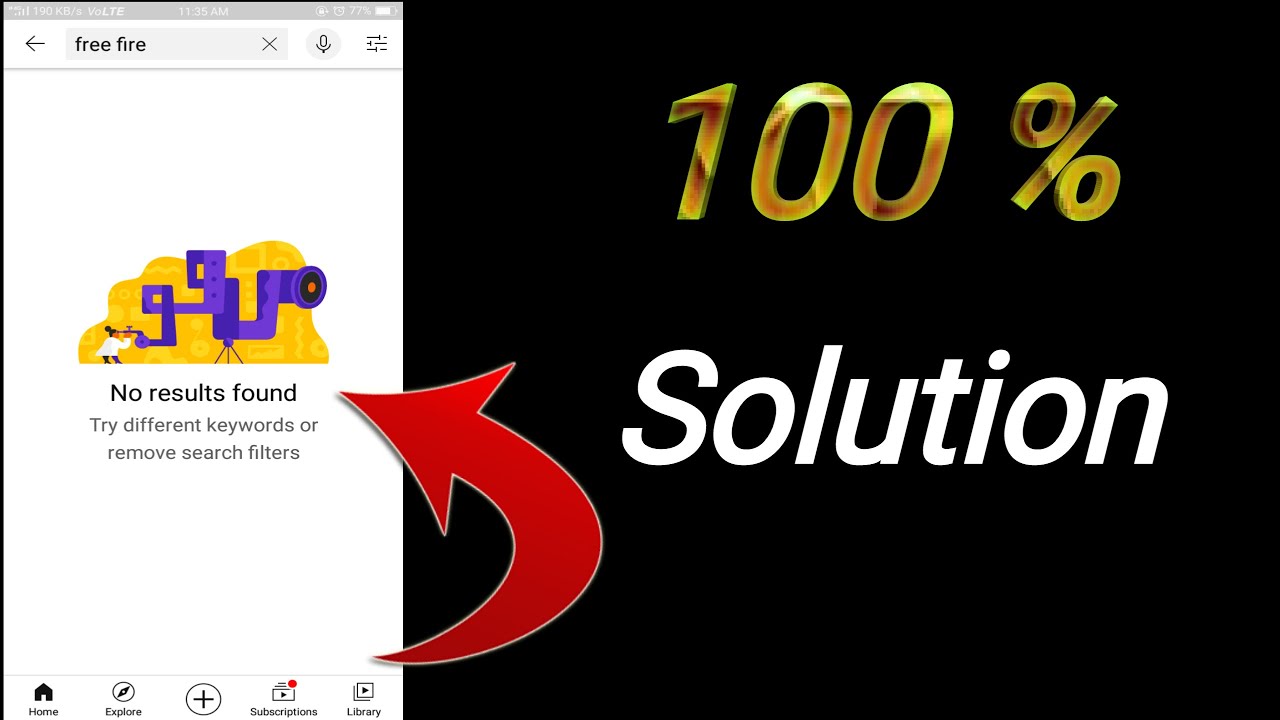 No Results Found On Youtube Problem How To Fix It No Result Found Hide Tech Youtube