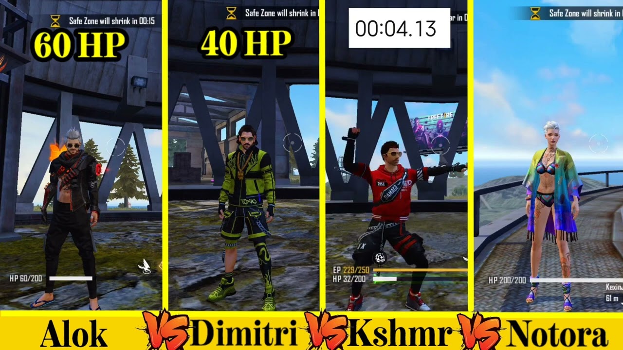 ALOK VS KSHMR VS DIMITRI VS NOTORA FULL ABILITY TEST -