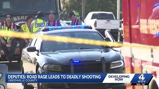 Road rage shooting leaves one dead in Greenville County South Carolina deputies say