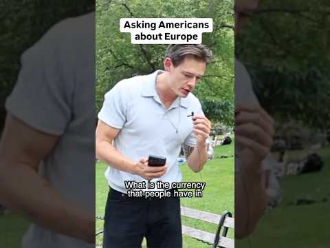 Asking Americans about Europe