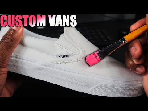 How to Customize Your Vans shoes & Slip Ons