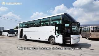 Yutong ZK6122 55-Seats Left Hand Drive tourist bus