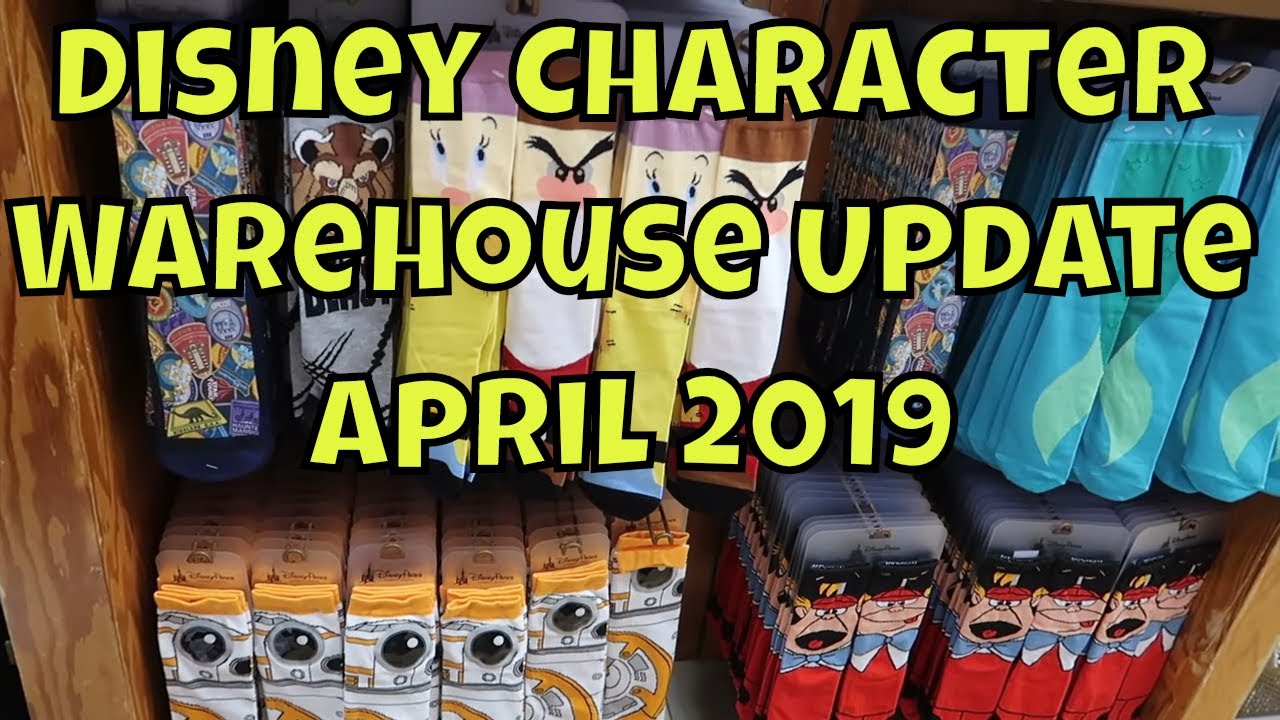 Disney Character Warehouse Update - End of April 2019