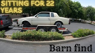 1983 buick regal barn find, sitting for 22 years