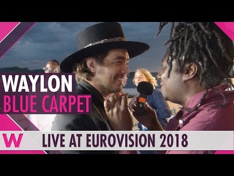 Waylon (The Netherlands) @ Eurovision 2018 Red / Blue Carpet Opening Ceremony