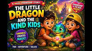 The Little Dragon & Kind Kids 🐉❤️  Magical Friendship Story for Kids 🌈✨