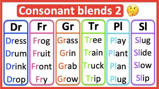 Consonant blends 2 🤔 | Phonics lesson | Learn with examples