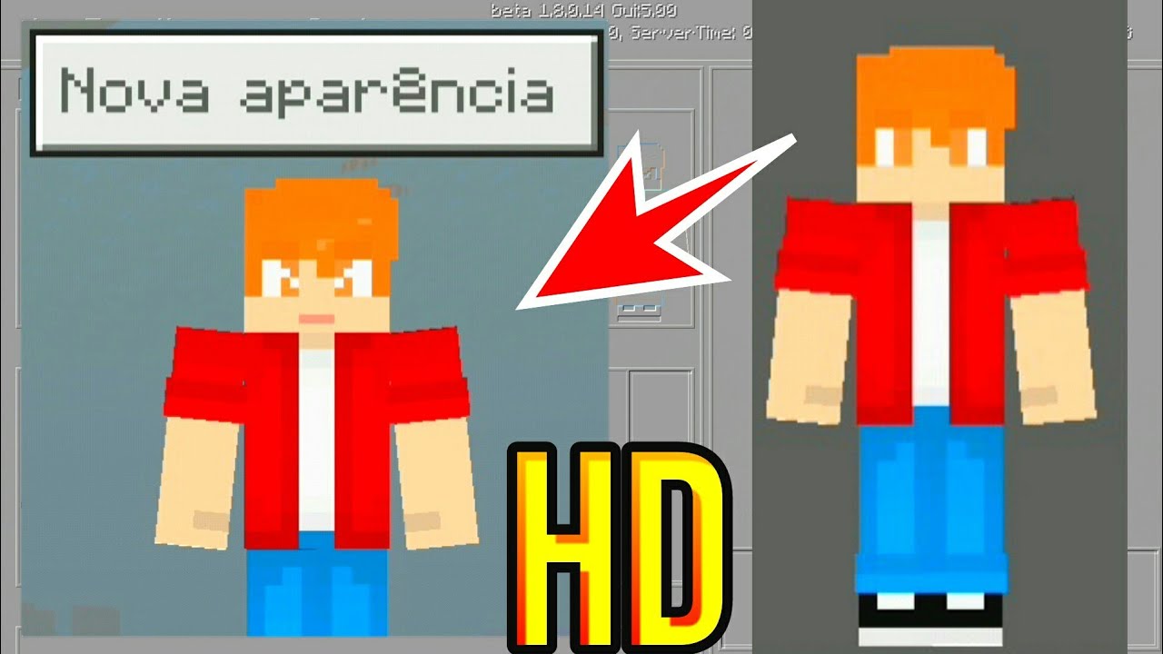 COMO FAZER SKIN HD NO MINECRAFT PE (Minecraft Pocket Edition) 