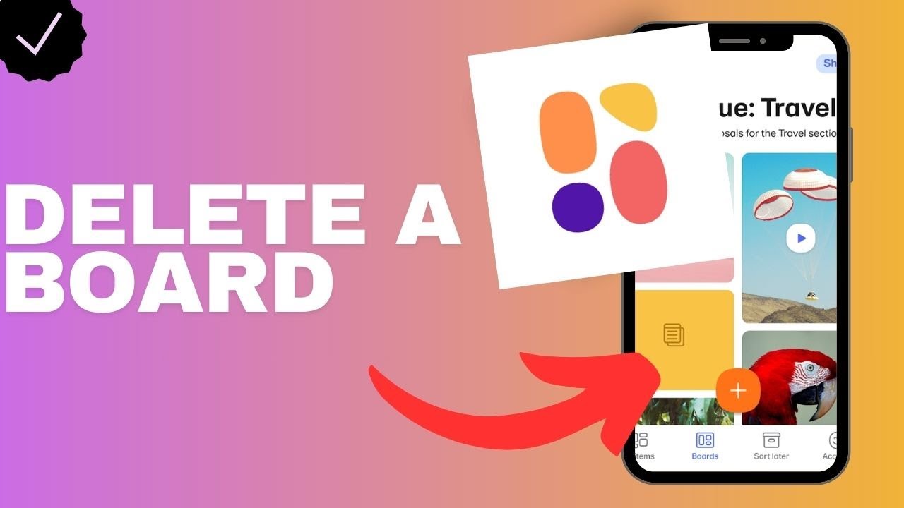How to delete a board in the Collect app? - YouTube