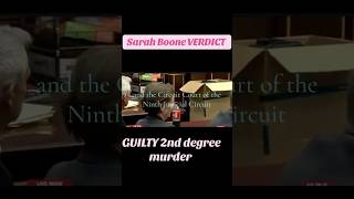 Sarah Boone found guilty of 2nd degree murder of Jorge Torres Jr