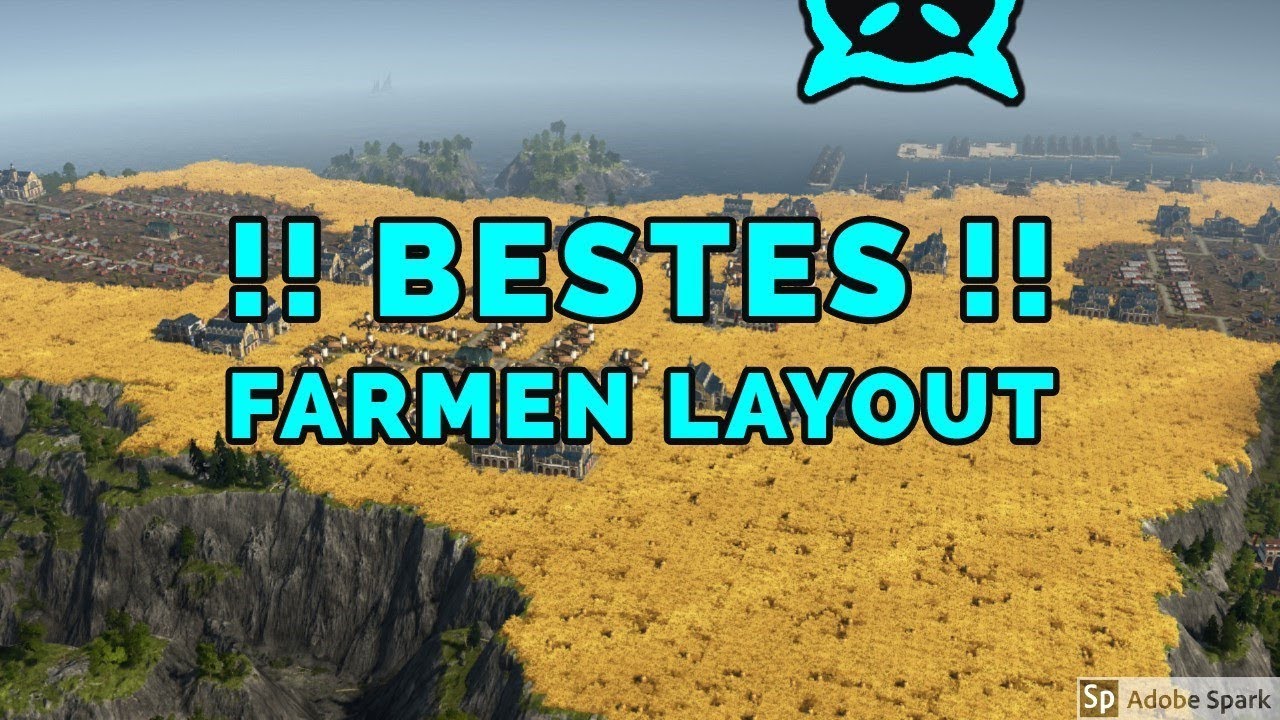 BESTES Anno 1800 Farmen Layout !! - 