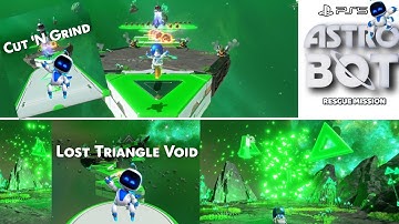 ASTRO BOT 🔥 Lost Triangle Void 🌌 & Cut N Grind ✂️ | Epic Rescue Mission Levels!#astro  #ps5 #fyp
