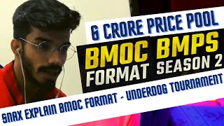 Snax Explain BMOC & BMPS Format | BGMI Tournament For Underdogs | LAN