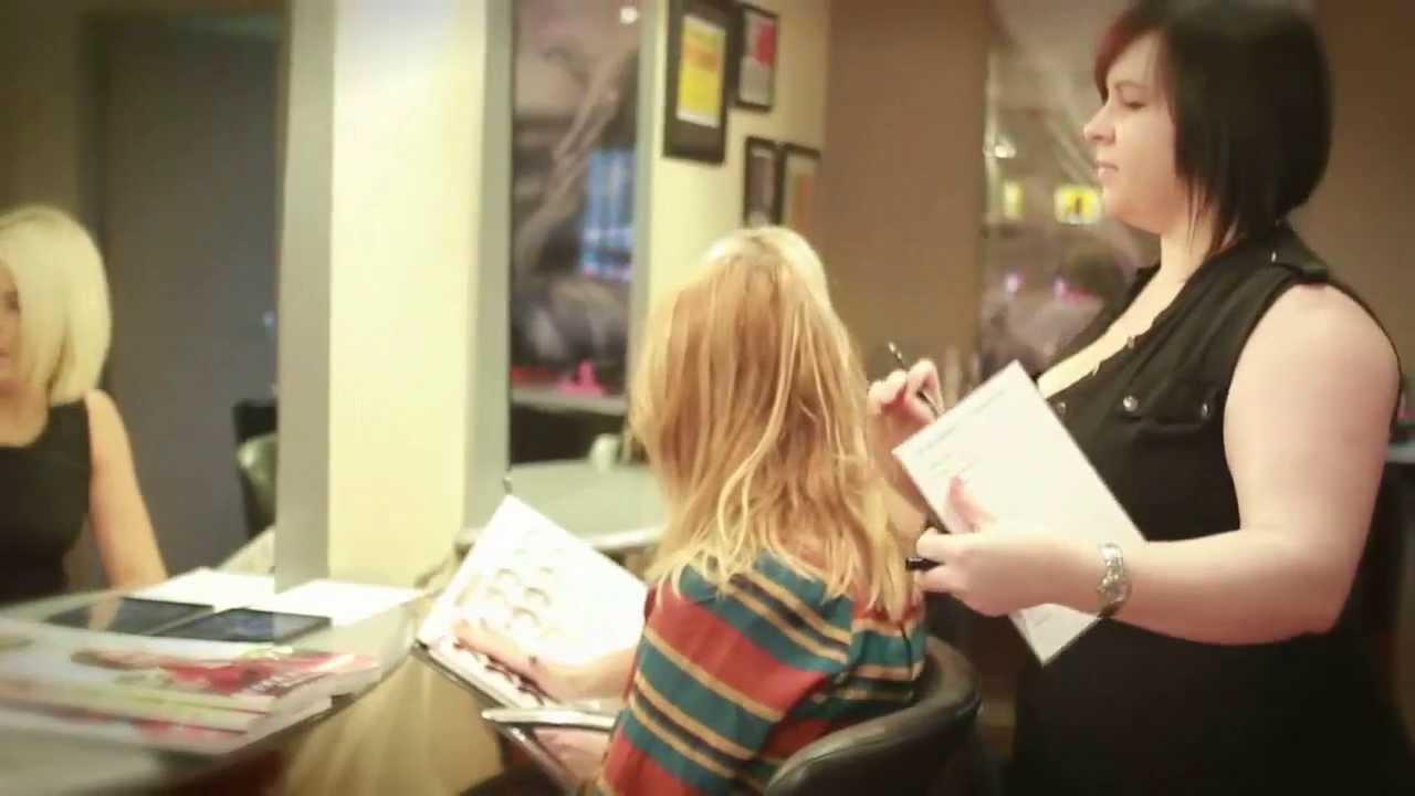 Reds Hairdressing training salon video YouTube