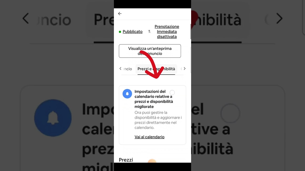 Airbnb da App: esportare il link del Calendario iCal