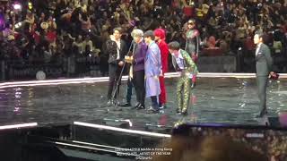 [20181214]2018 MAMA in Hong Kong 방탄소년단 BTS - ARTIST OF THE YEAR